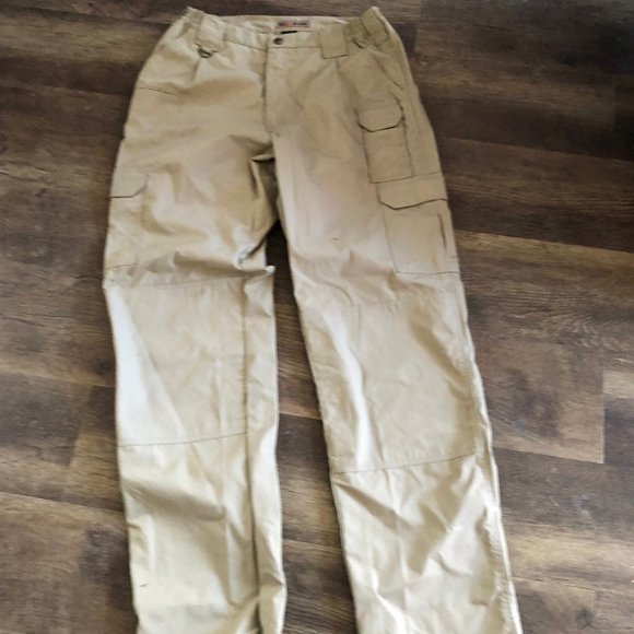 5.11 Tactical Pants 51 511 Tactical Mens Cargo Pants Khaki Tan Size
